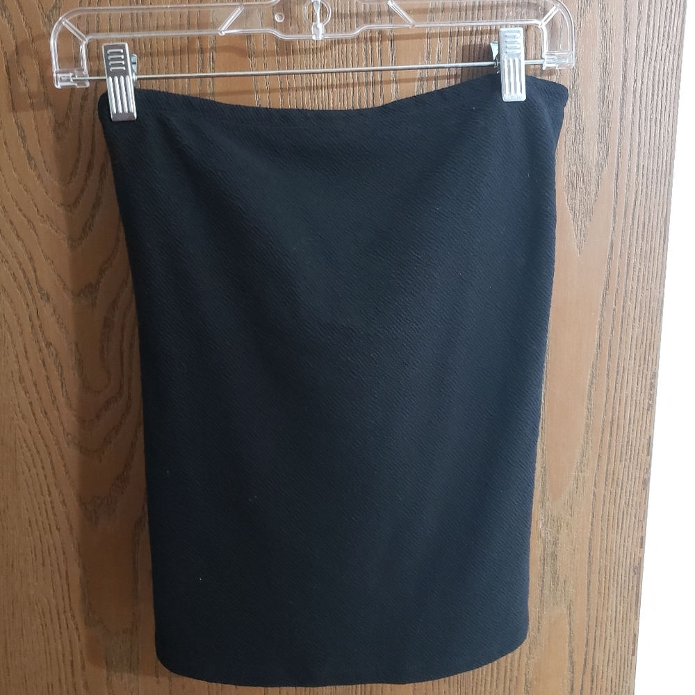 Express strapless top with tie on the back